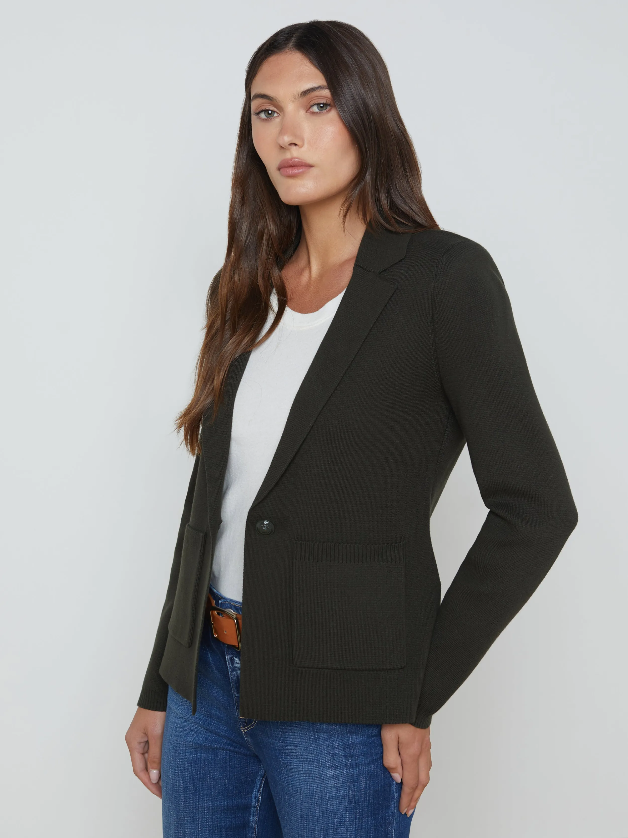 L'AGENCE BLAZER EN MAILLE LACEY- Blazers Et Vestes | Maille