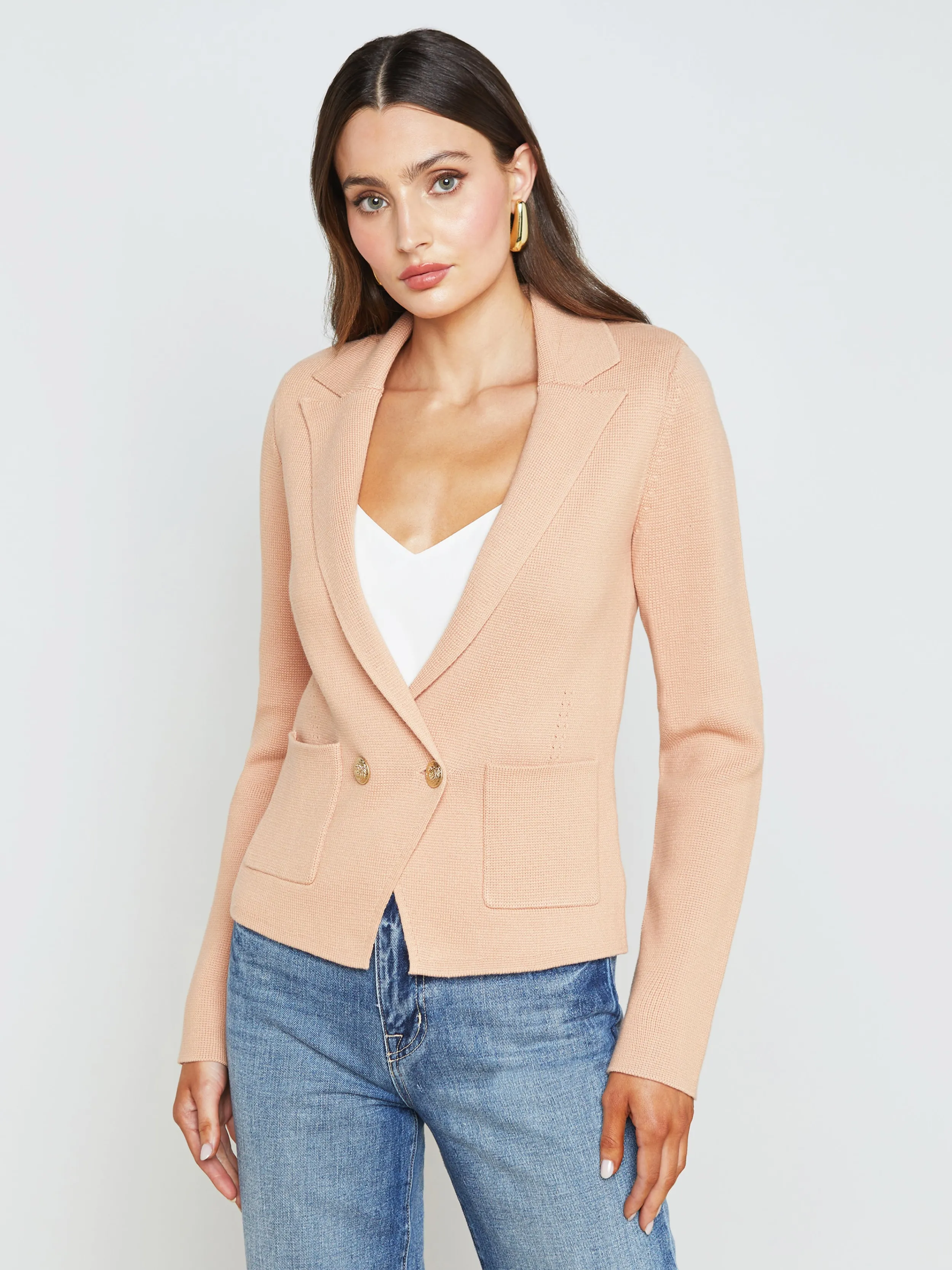 L'AGENCE BLAZER EN TRICOT SOFIA- Maille | Blazers Et Vestes