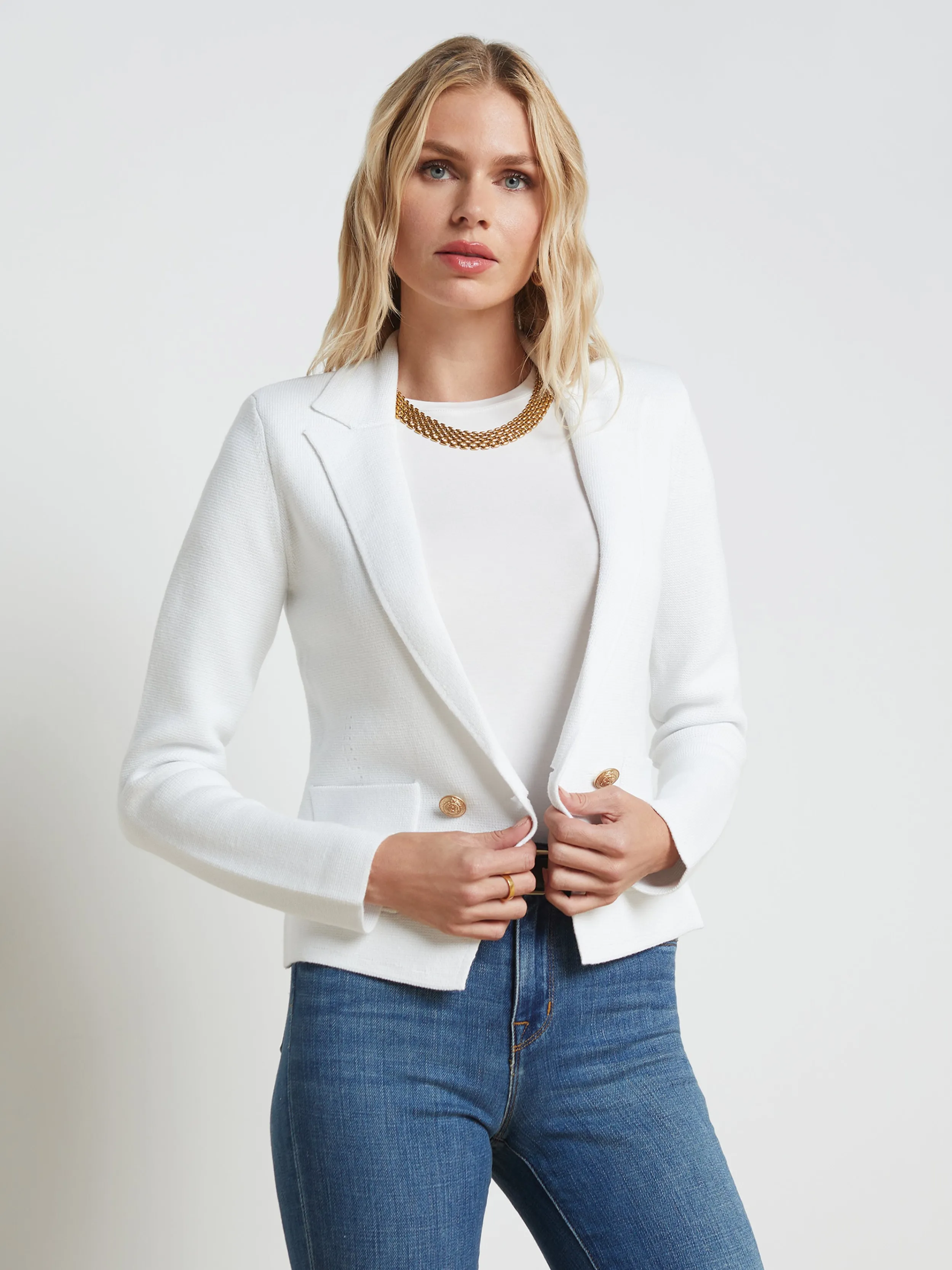 L'AGENCE BLAZER EN TRICOT SOFIA- Essentiels | Maille