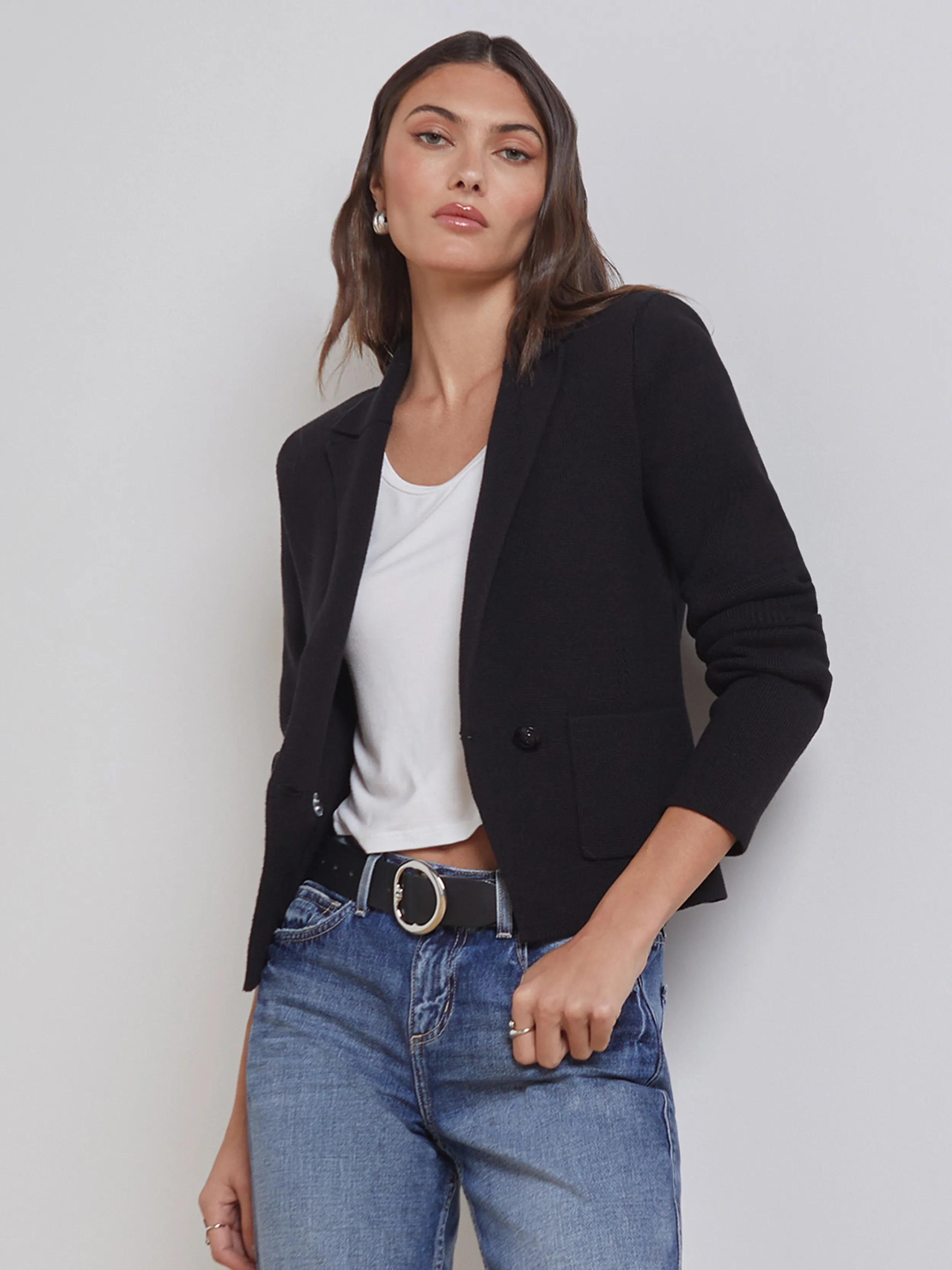 L'AGENCE BLAZER EN TRICOT SOFIA- Maille | Blazers Et Vestes