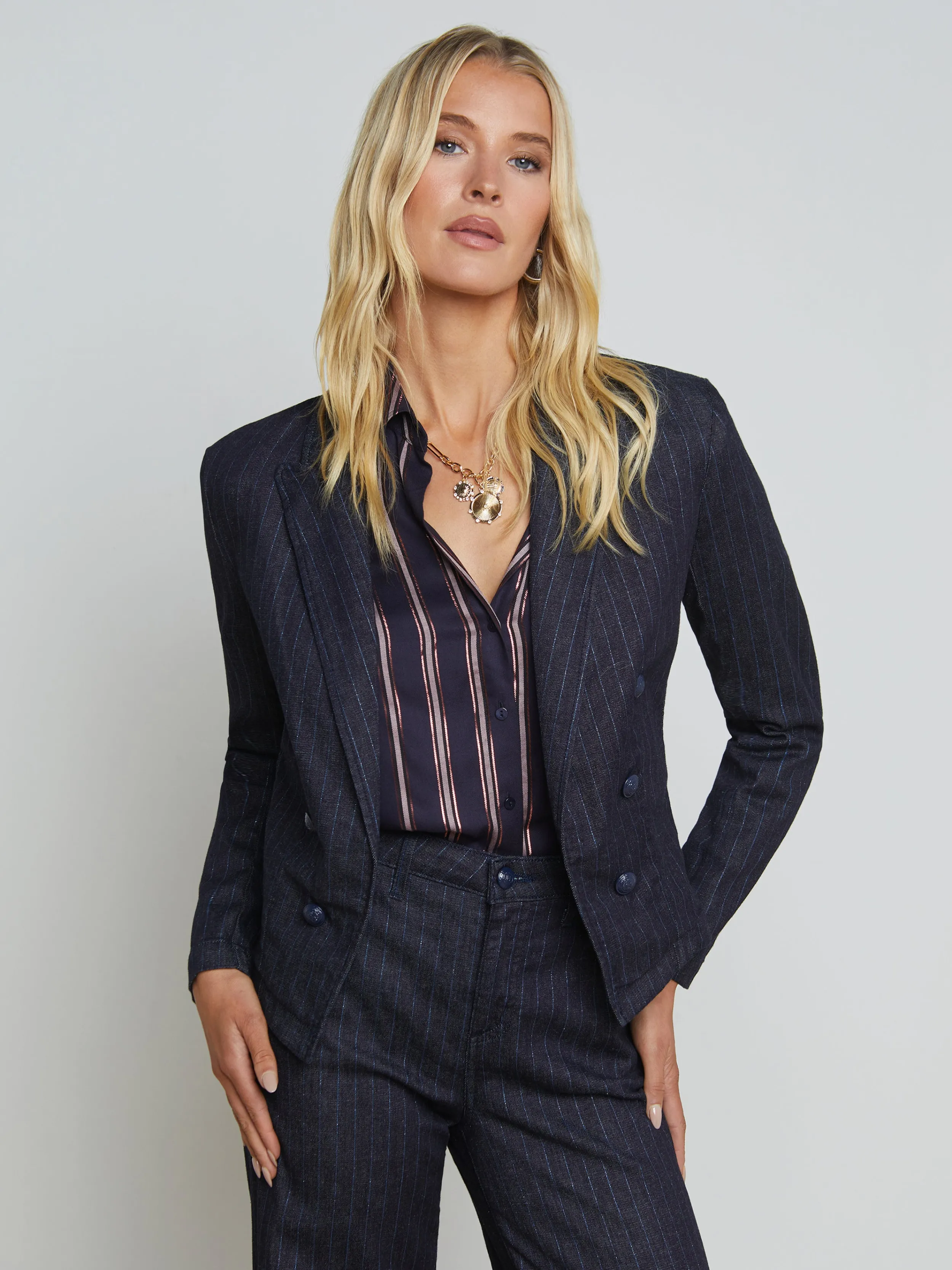 L'AGENCE BLAZER OUVERT SUR LE DEVANT WAYNE- Ensembles Assortis | Blazers Et Vestes