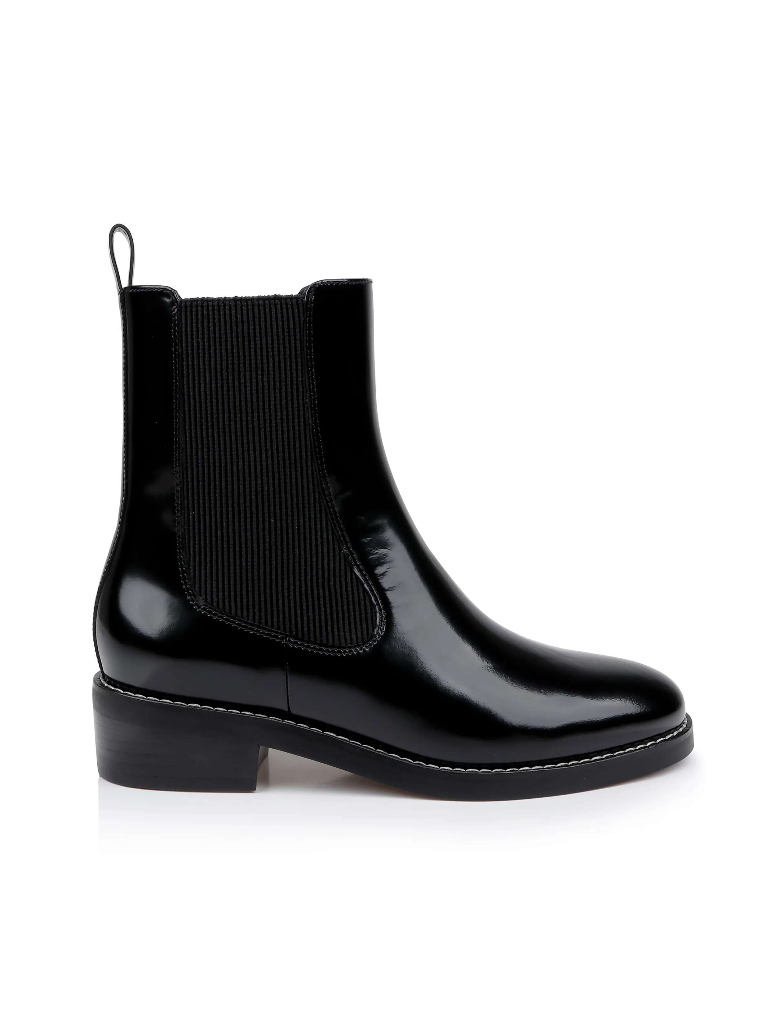 L'AGENCE BOTTINES CHELSEA EN CUIR EMMA- Bottes Et Bottines