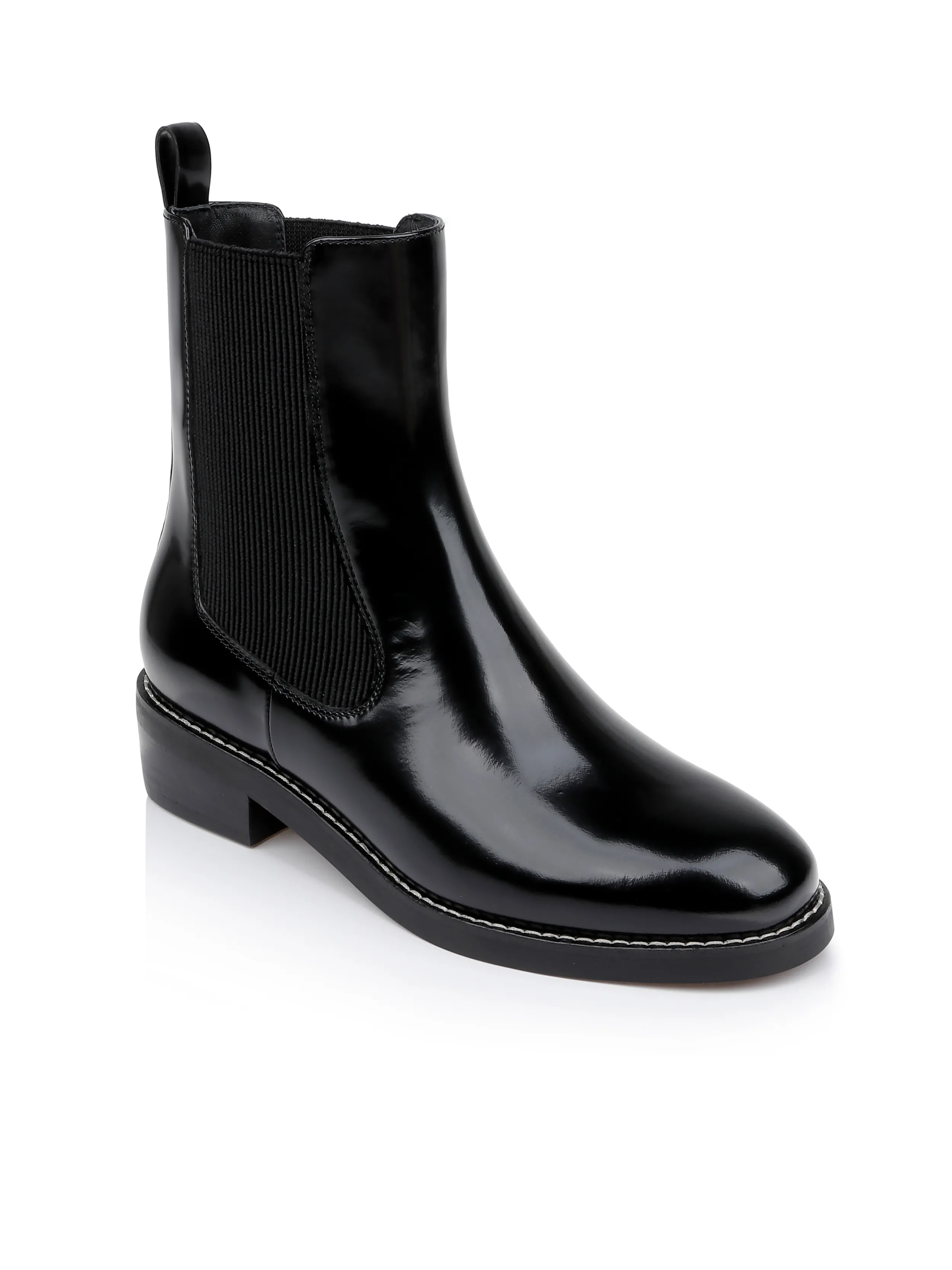 L'AGENCE BOTTINES CHELSEA EN CUIR EMMA- Bottes Et Bottines