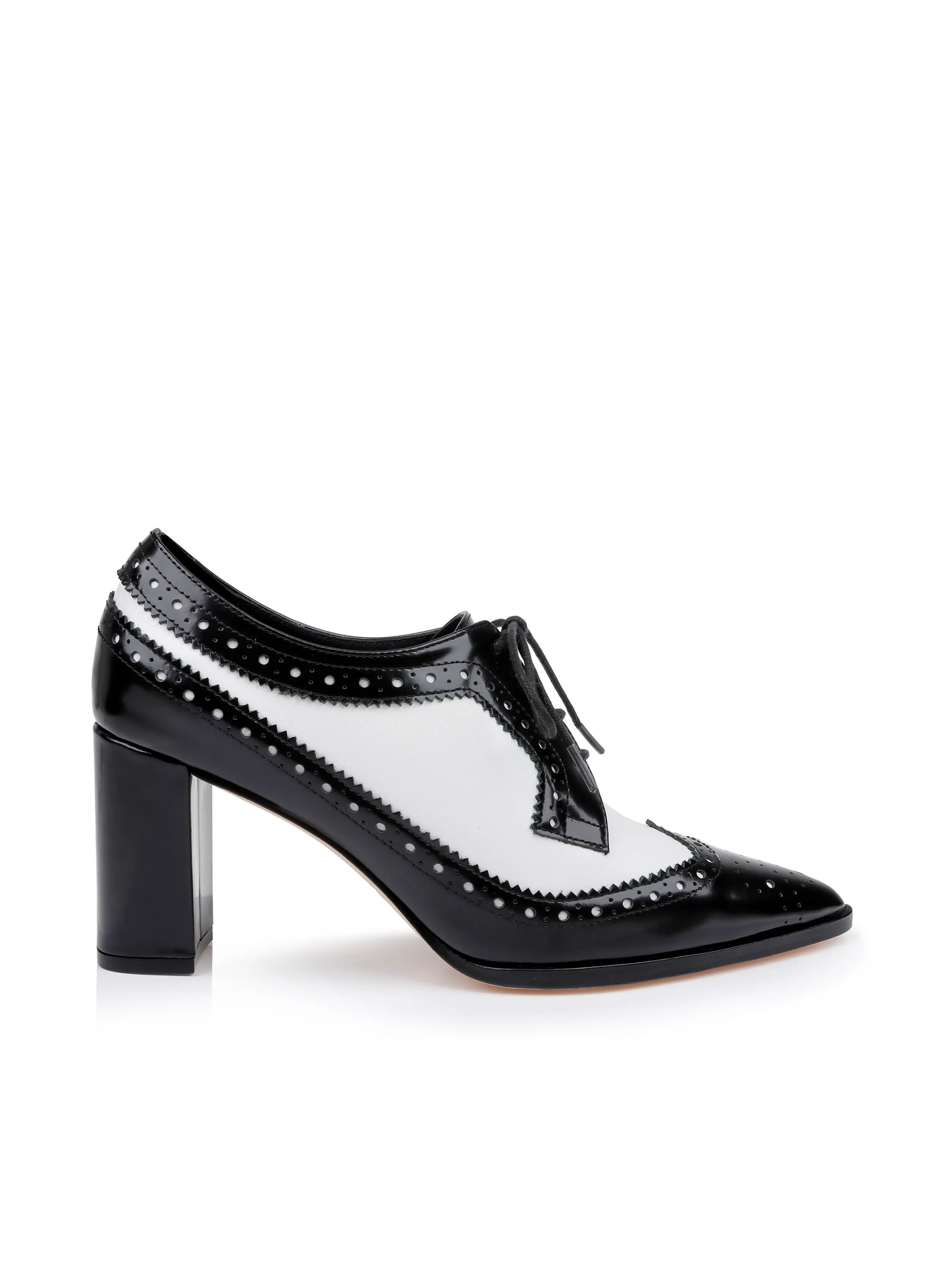 L'AGENCE ESCARPIN OXFORD EN CUIR ELODIE- Talons