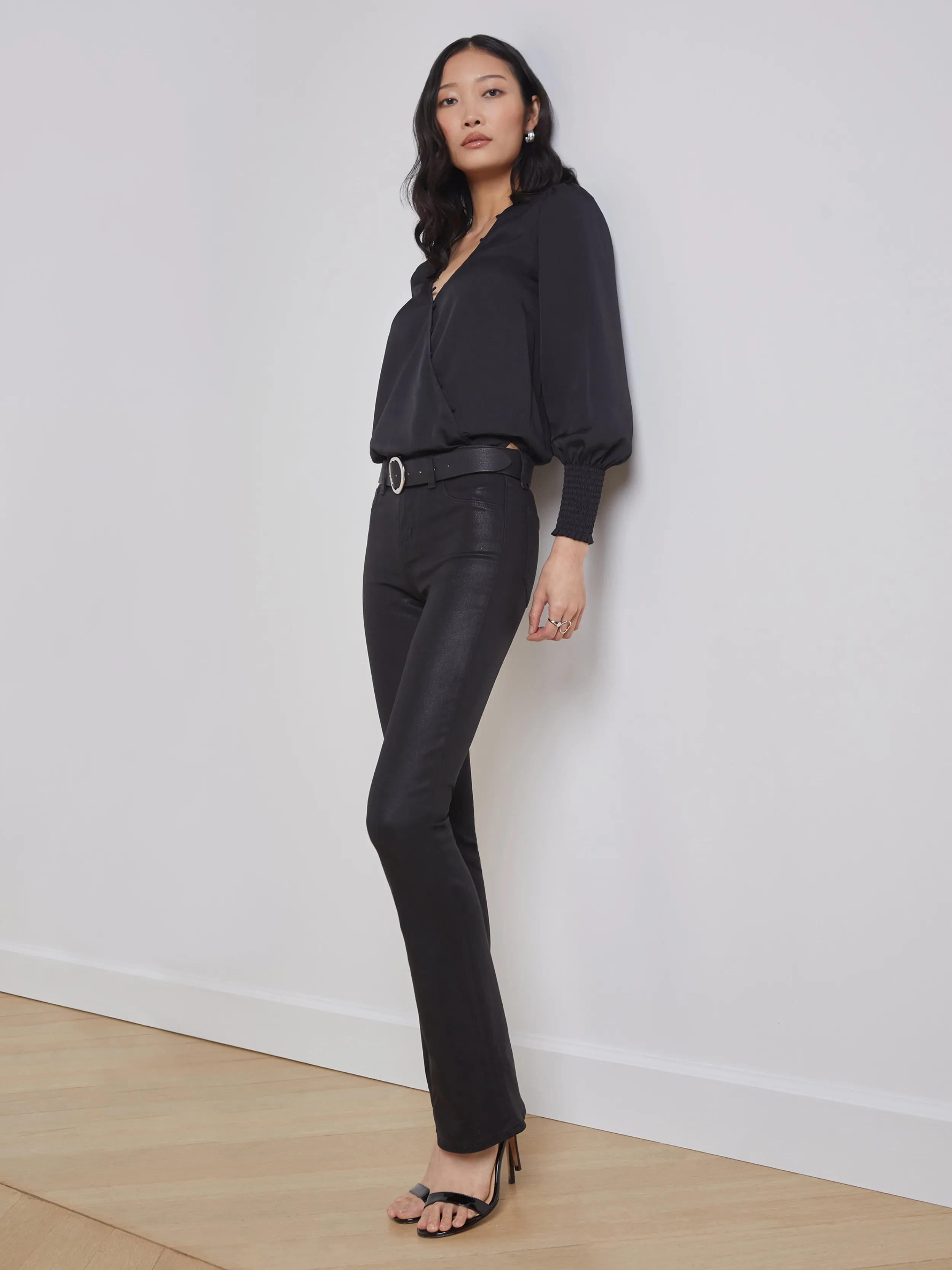 L'AGENCE JEAN BOOTCUT ENDUIT SELMA- Jean Enduit | Essentiels