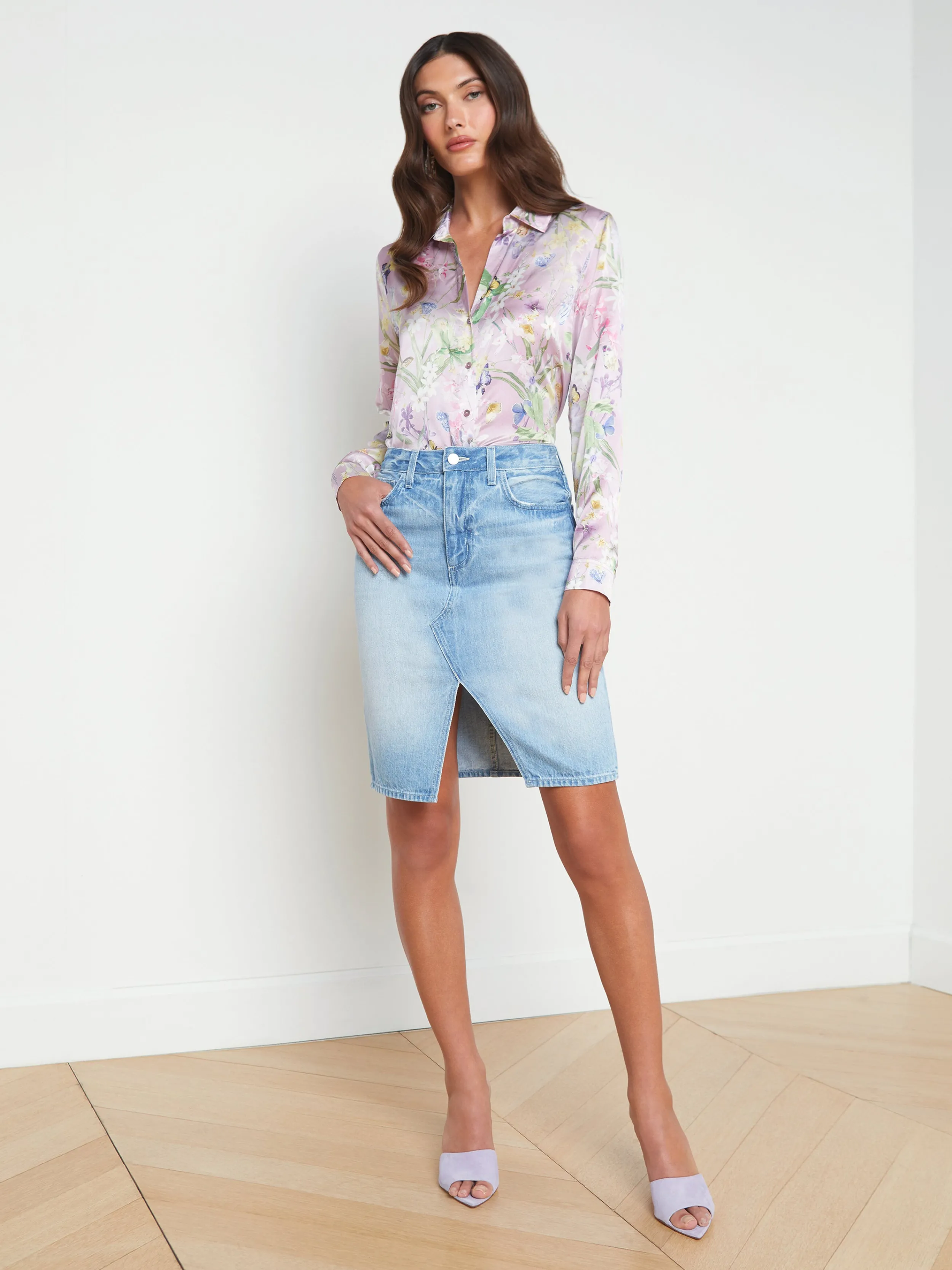 L'AGENCE JUPE EN JEAN TYLEE- Shorts Et Jupes | Jupes