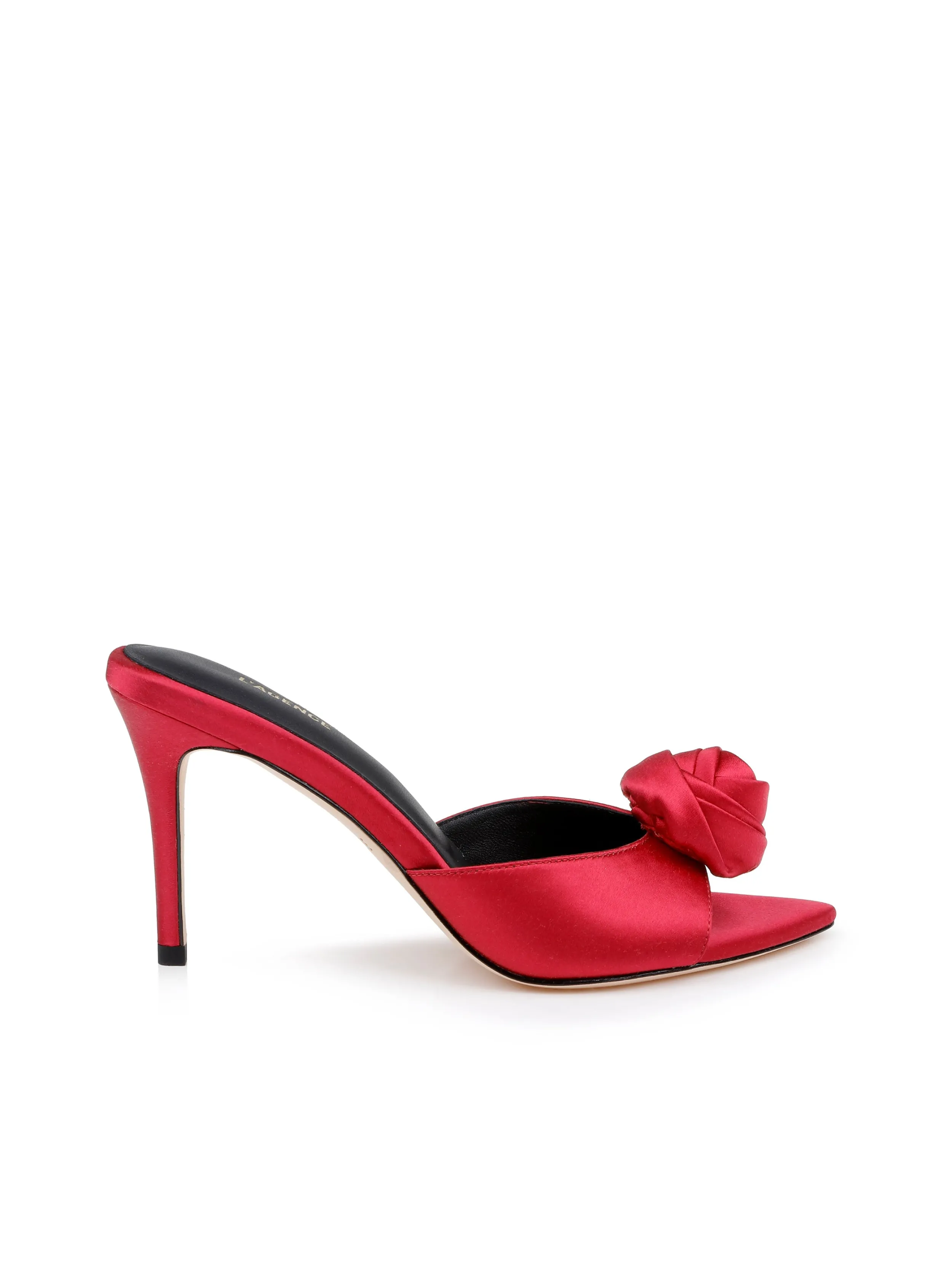 L'AGENCE SANDALE EN SATIN FELICE- Talons