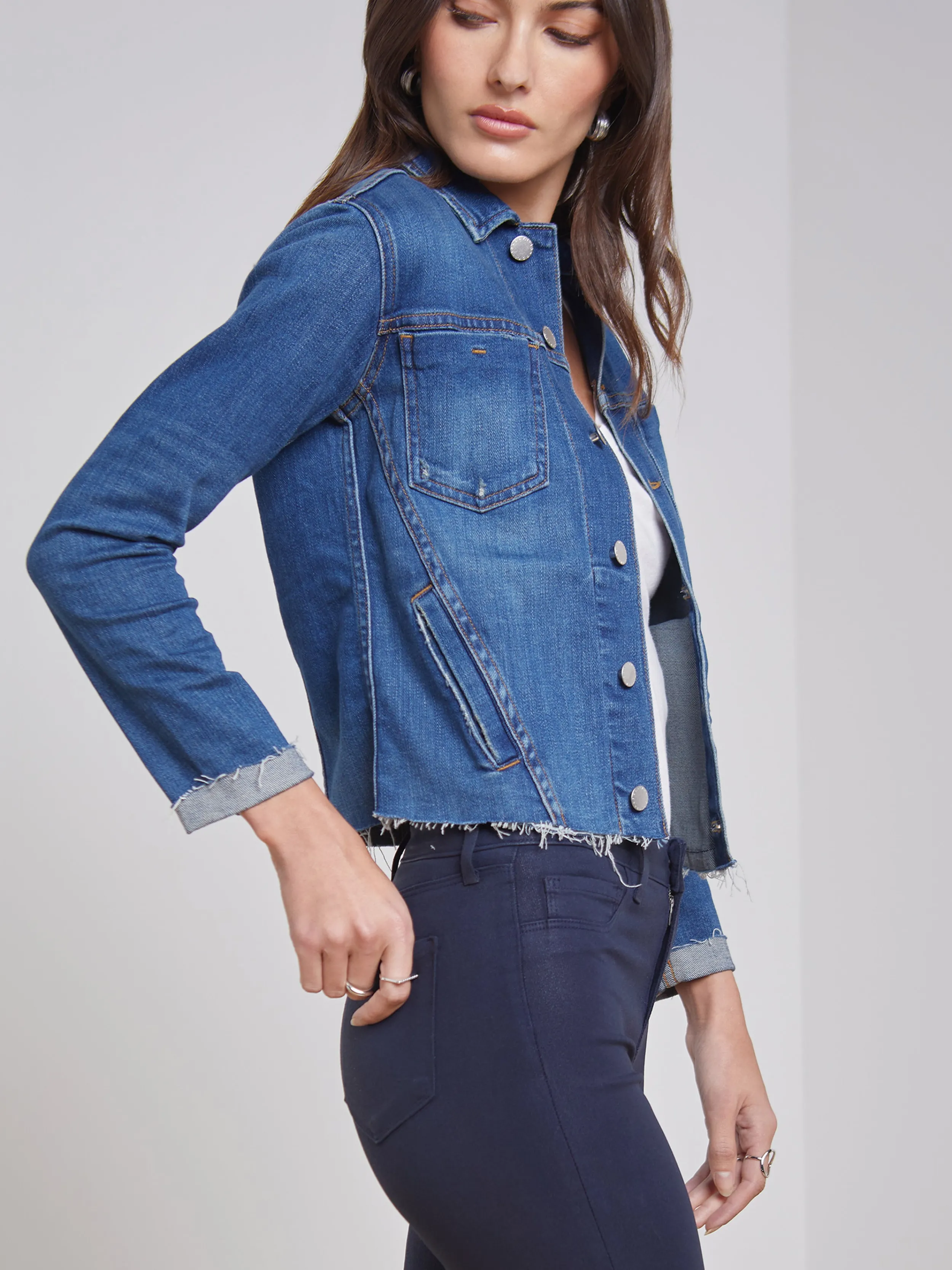 L'AGENCE VESTE EN JEAN JANELLE- Vestes En Jean | Essentiels