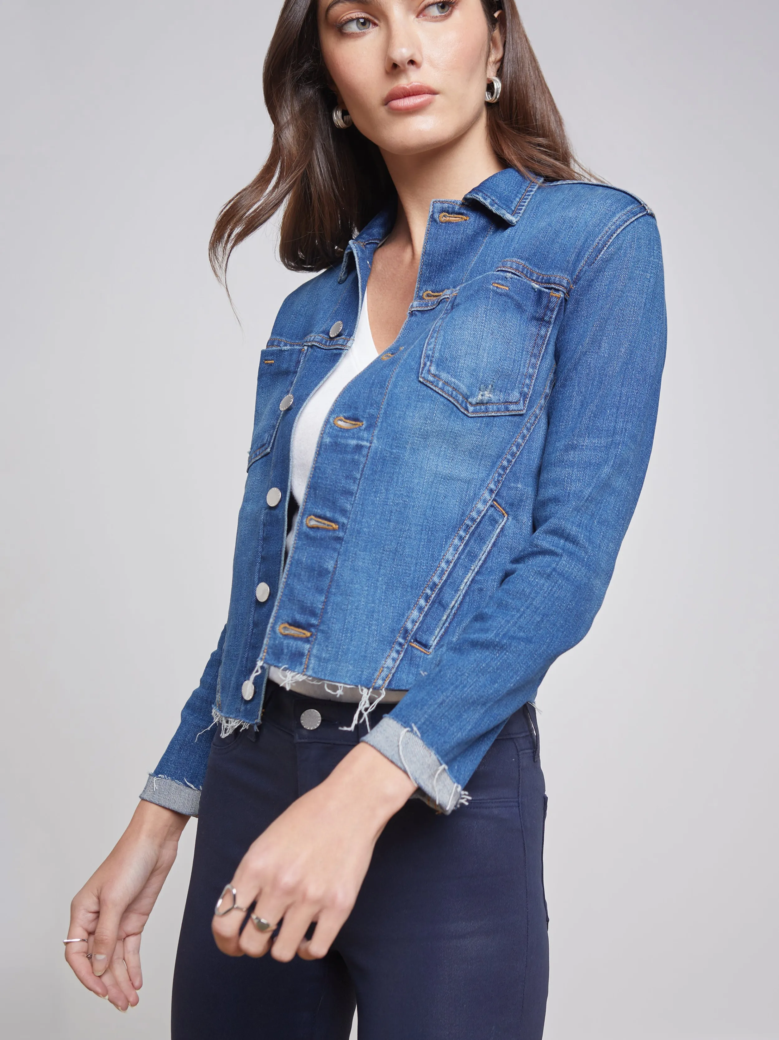 L'AGENCE VESTE EN JEAN JANELLE- Vestes En Jean | Essentiels