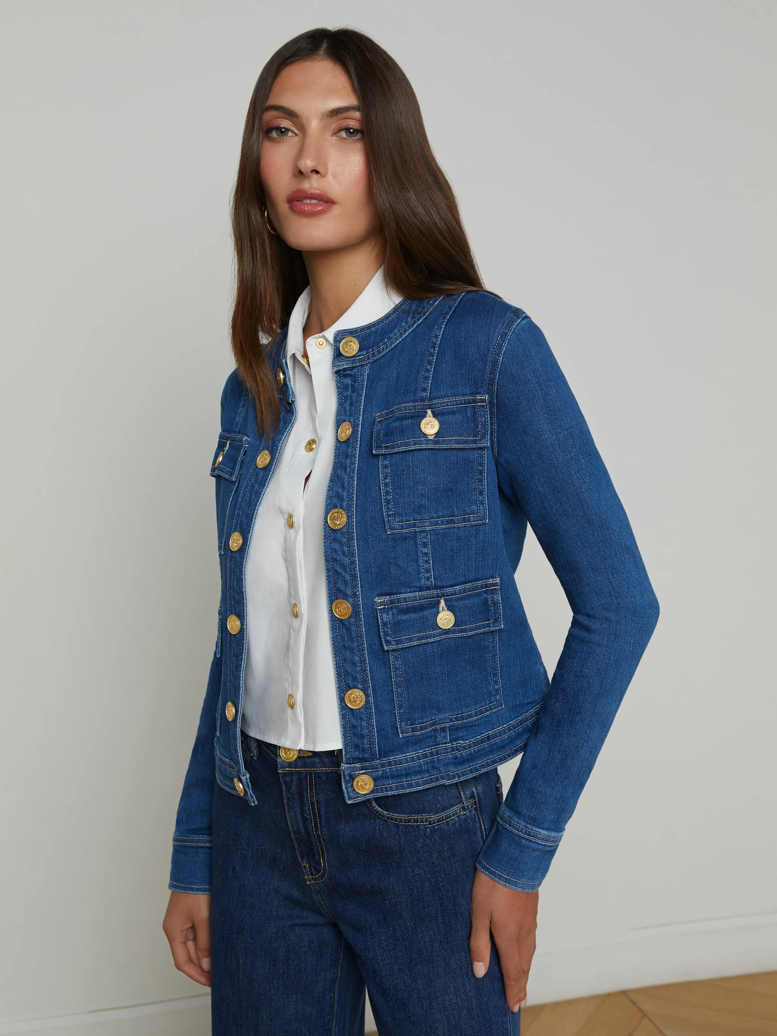 L'AGENCE VESTE EN JEAN YARI- Vestes En Jean | Nouveau Jean